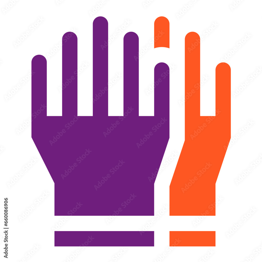Rubber glove Vector Icon Design Illustration Rubber glove Vector Icon Design Illustration