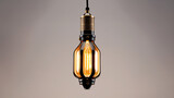 Bask in the warm and nostalgic illumination cast by a vintage Edison bulb within a stylish pendant light fixture.