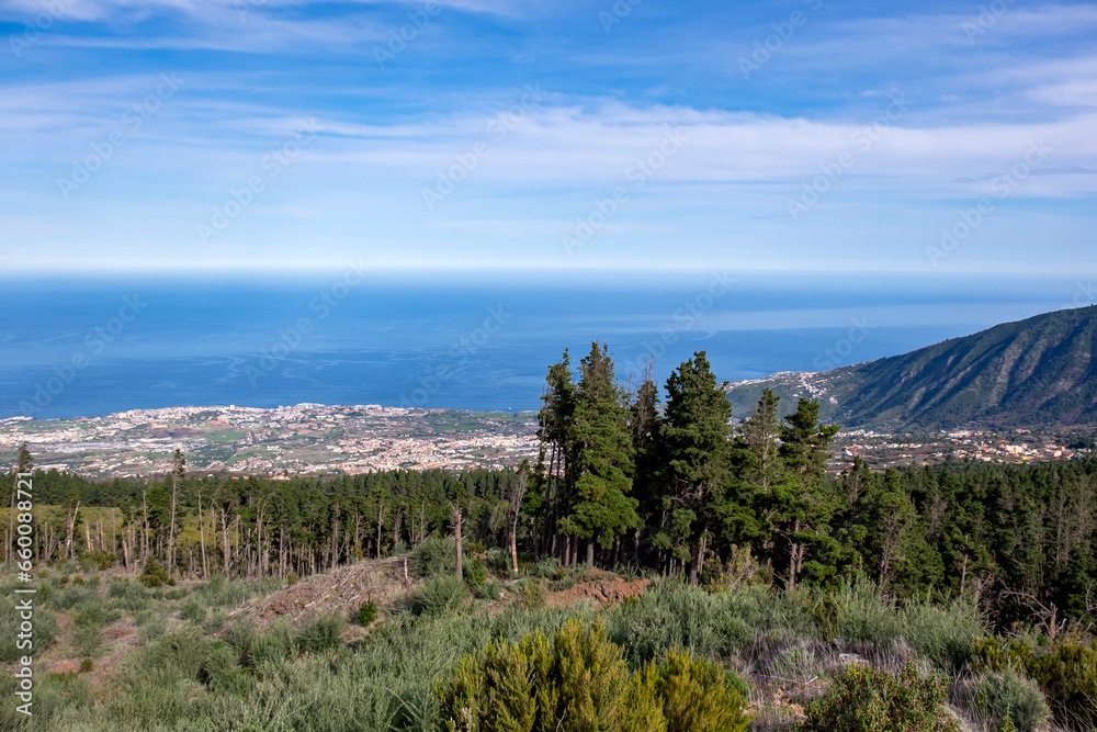 Ausblick vom Mirador de Mataznos, Teneriffa Ausblick vom Mirador de Mataznos, Teneriffa