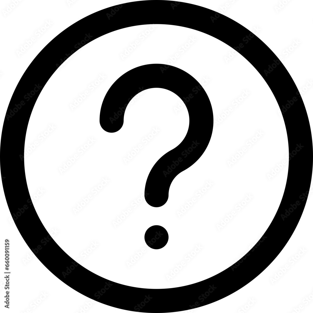 Question icon flat vector illustration Question icon flat vector illustration