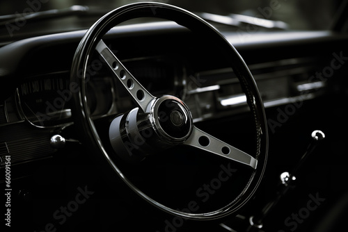 Black Steering Wheel