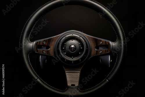 Black Steering Wheel
