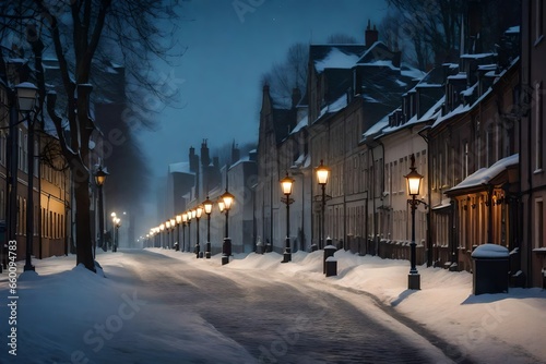 street in winter