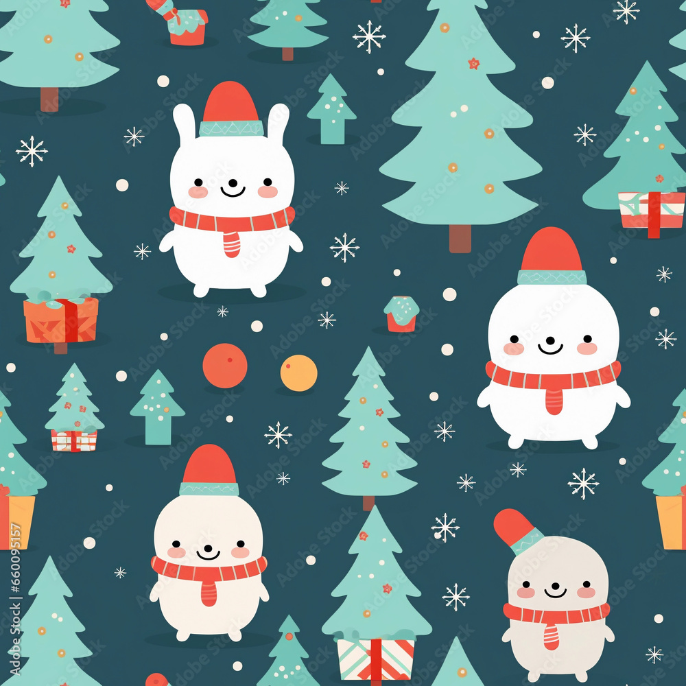 Christmas background pattern Christmas background pattern