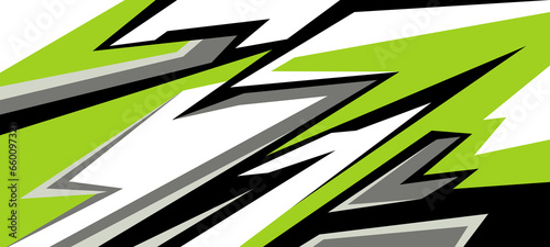 Side body graphic sticker hand drawn. Abstract racing design concept. Car decal wrap design for motorcycle, boat, truck, car, boat and more.