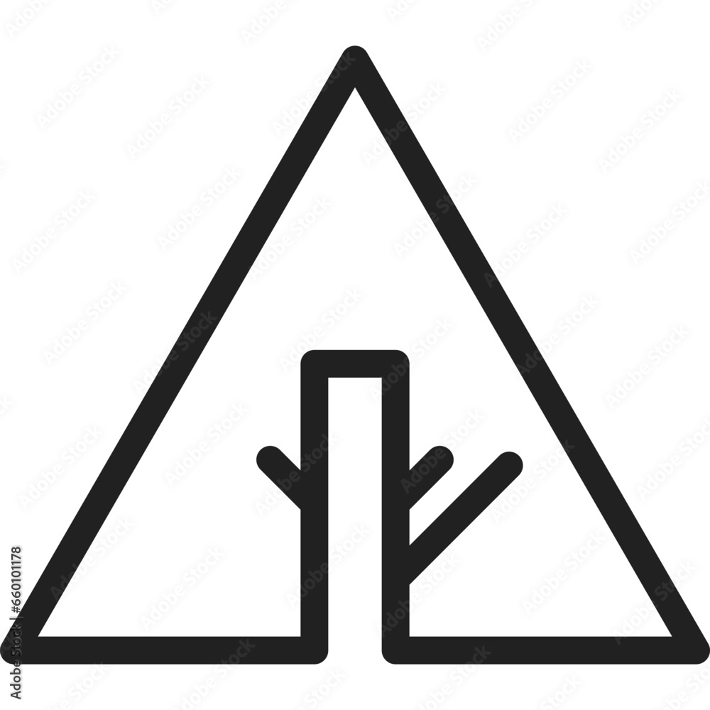Forrst icon flat vector illustration Forrst icon flat vector illustration