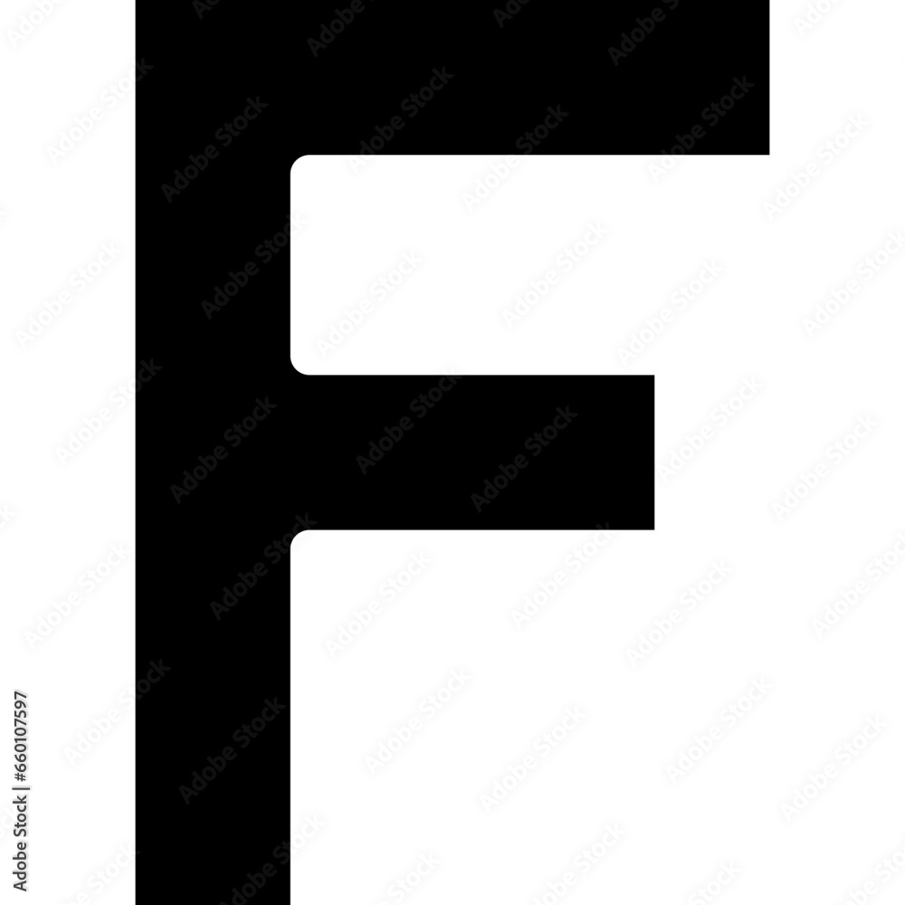 letter f icon flat vector illustration letter f icon flat vector illustration