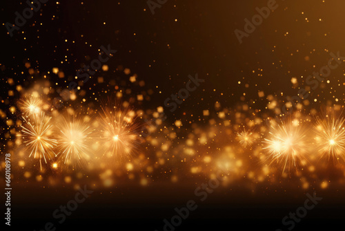 Celebratory New Year's Sparkle Background