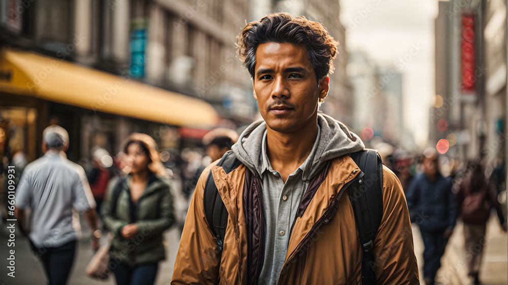 person in the street
