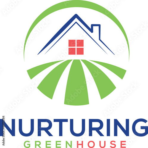 The Landscaping Nurturing Greenhouse logo.