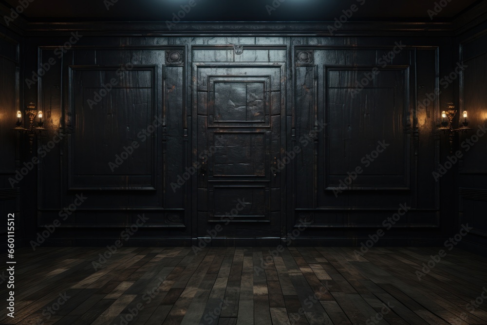 an old door and floor in an old room