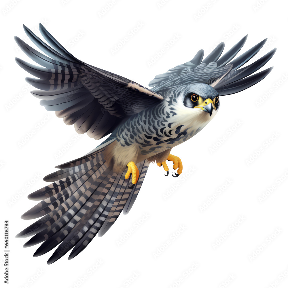 Obraz premium Flying Falcon