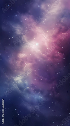 nebula space background with soft colors, AI generative, ai art, night cosmos.