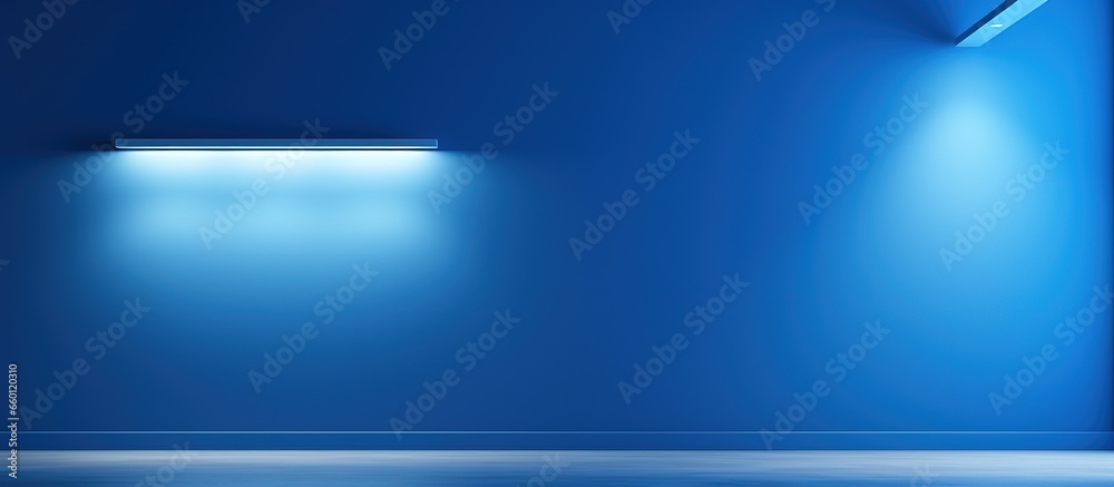 Minimal architectural concept Yellow light through blue door ing Minimal architectural concept Yellow light through blue door ing