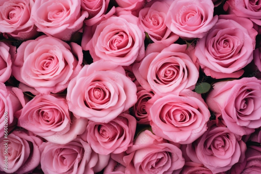 pink roses close up background