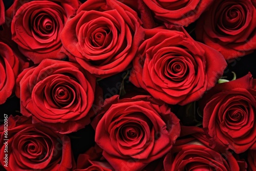 red roses close up background