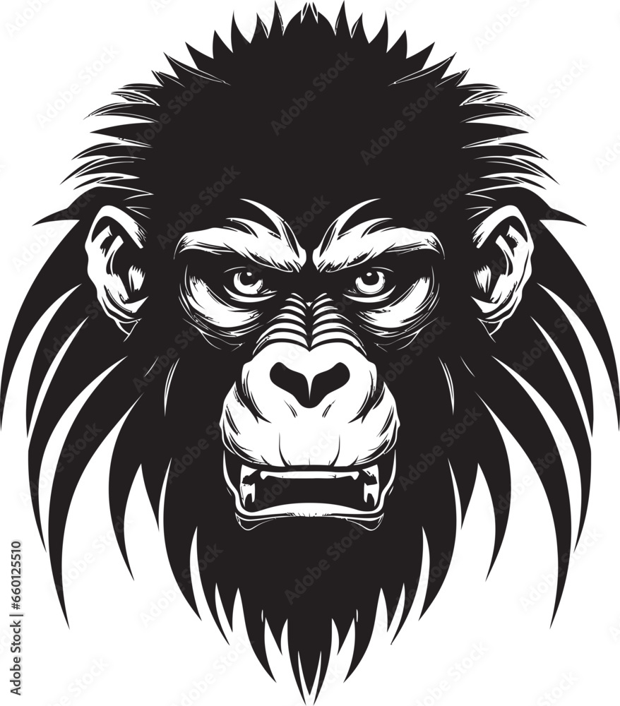 Baboon Leader Icon Baboon Kingdom Emblem