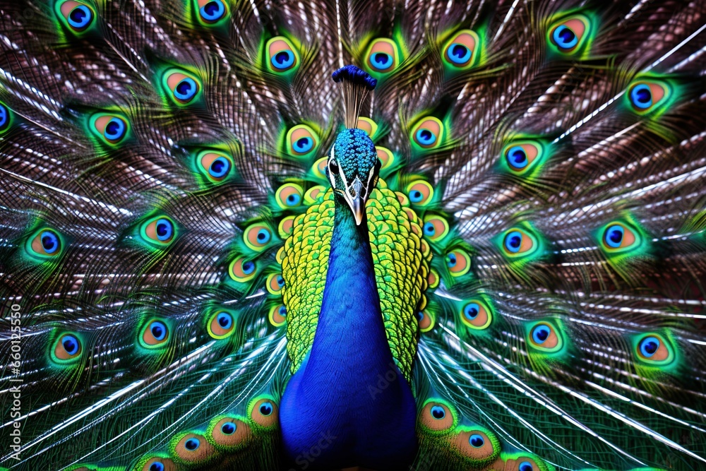 Obraz premium peacock with feathers