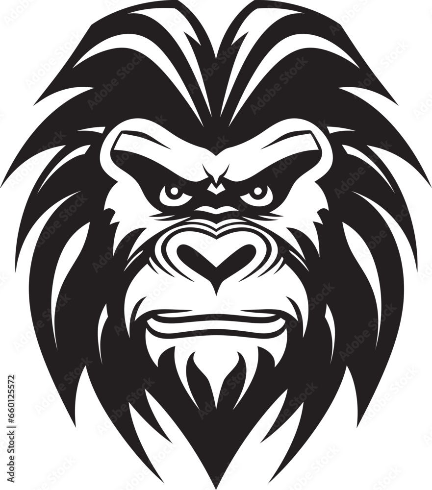 Baboon Leadership Symbol Baboon Royalty Insignia