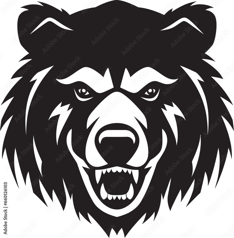 Bear Leader Icon Bear Kingdom Emblem