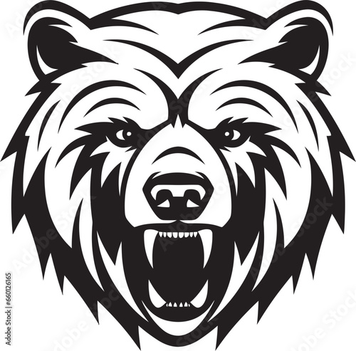 Fierce Bear Icon Bear Kingdom Seal