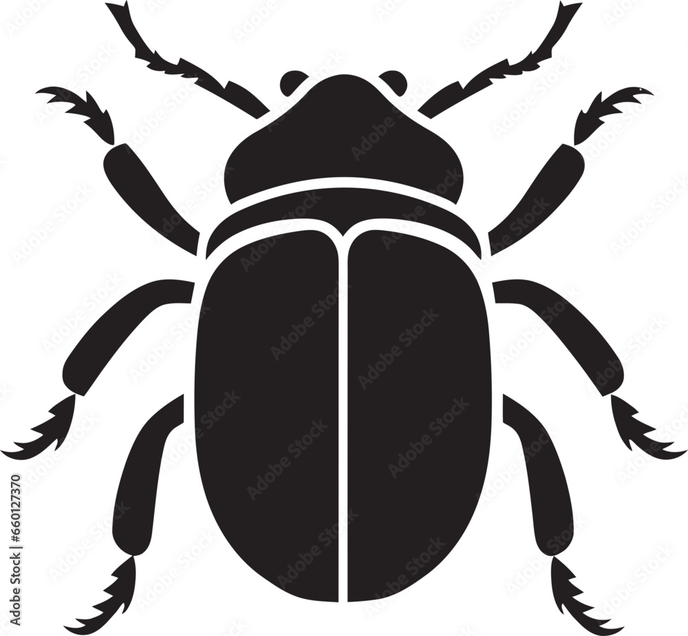 Beetle Lineage Badge Bug Heraldic Symbol