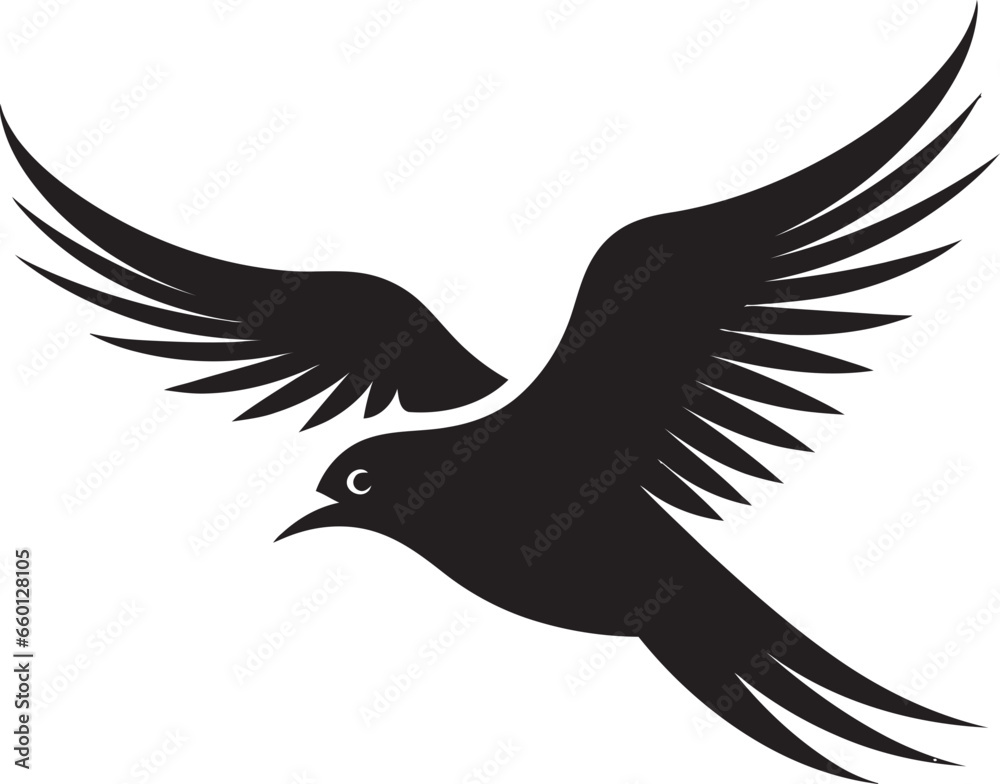 Obraz premium Serene Crane Symbol Albatross Ascendancy