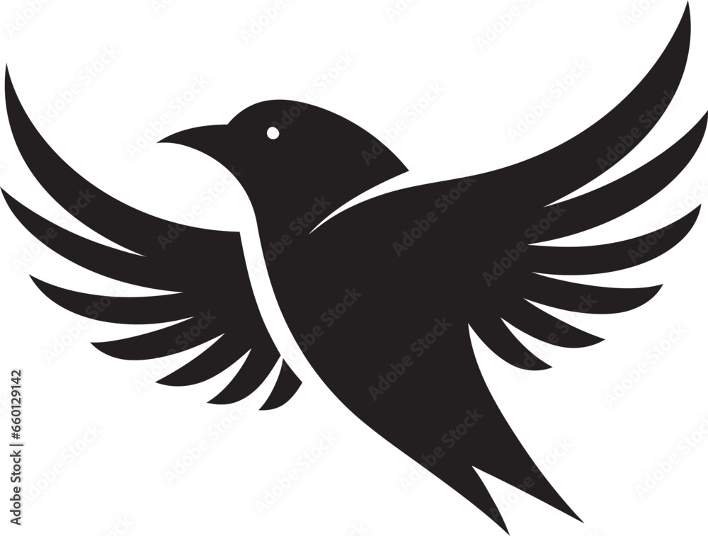 Obraz premium Majestic Eagle Design Peregrine Profile Icon