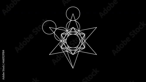 Metatron Fast Lines Loopable Animation