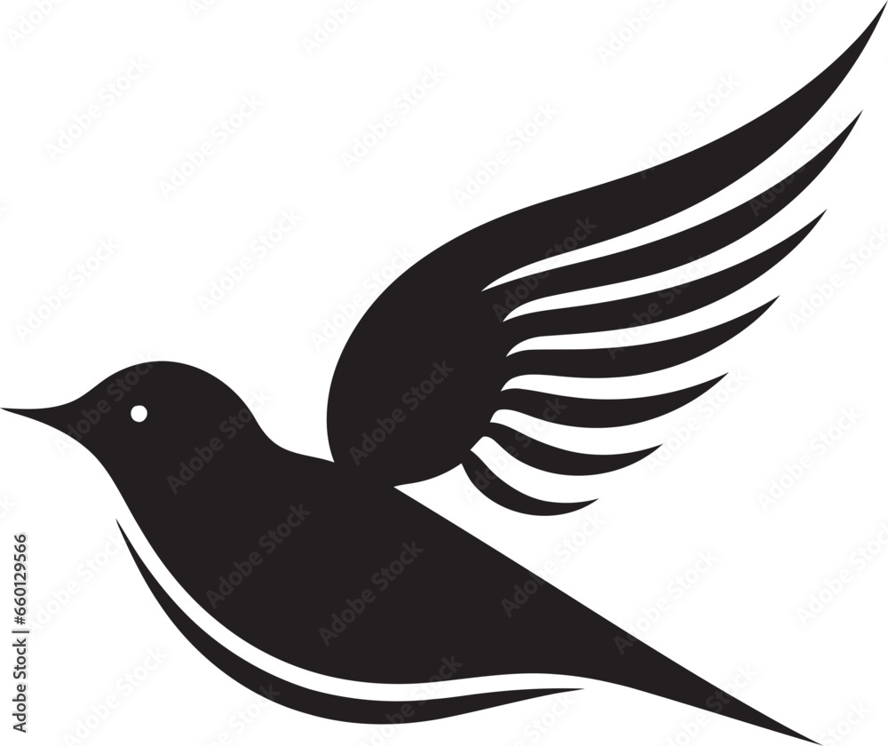 Obraz premium Raven's Perch Icon Majestic Hawk Crest
