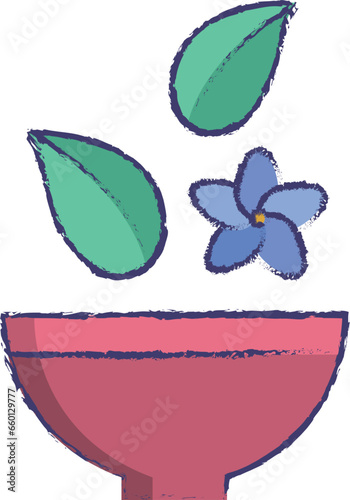 Ayurvedic medicine hand drawn vector illustration