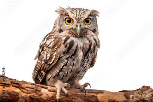 Potoo in True Form on transparent background