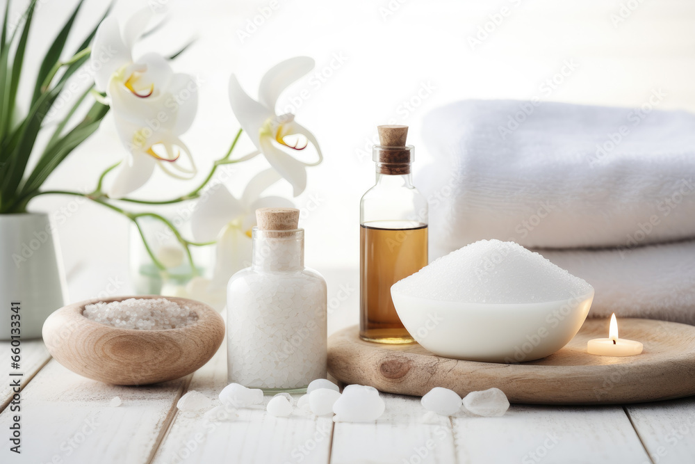 Body care, Spa body massage treatment