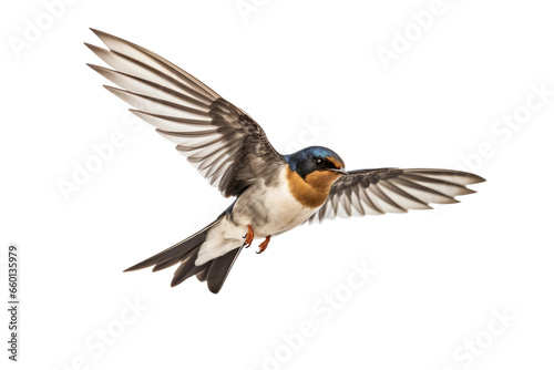 Realistic Isolated Swallow on transparent background © Artimas 