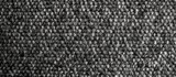 Close up shot of black and white carpet texture