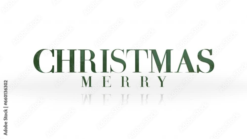 Elegance and festive style Merry Christmas text set against a sophisticated white gradient background, this motion promo is an ideal for any winter holiday or seasonal marketing campaign Elegance and festive style Merry Christmas text set against a sophisticated white gradient background, this motion promo is an ideal for any winter holiday or seasonal marketing campaign
