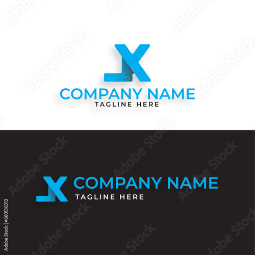 LX Letter Logo, lx logo icon vector for business