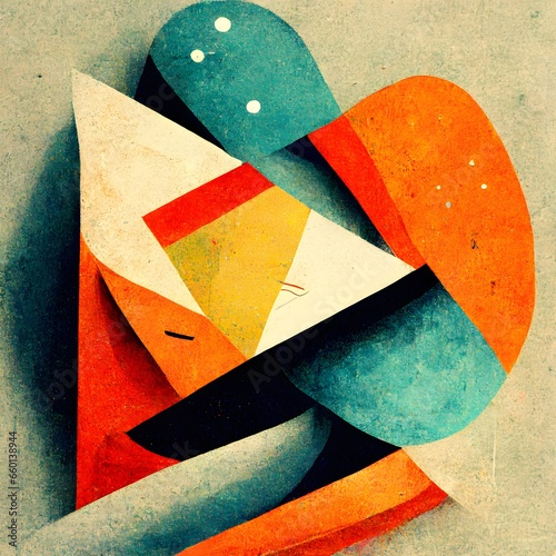 abstract modernist illustration of creativity 