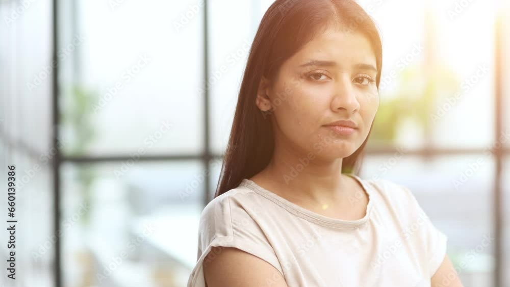 Beautiful young business woman at the office working place Beautiful young business woman at the office working place