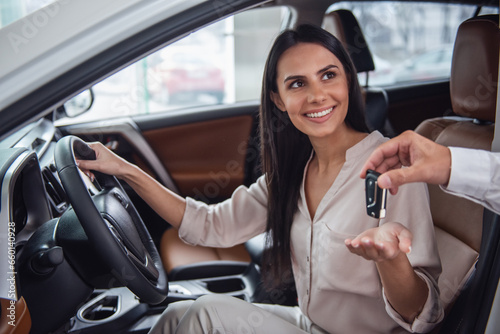 Visiting car dealership