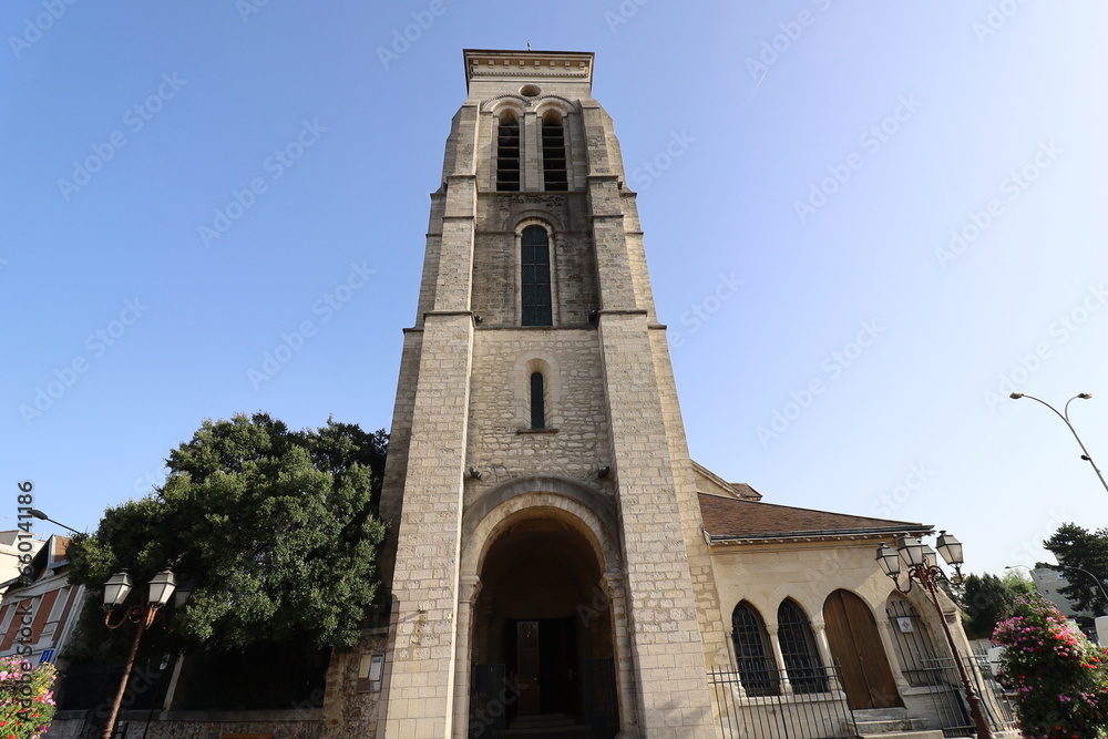 L'église Saint Christophe, ville de Créteil, département du Val de Marne, France