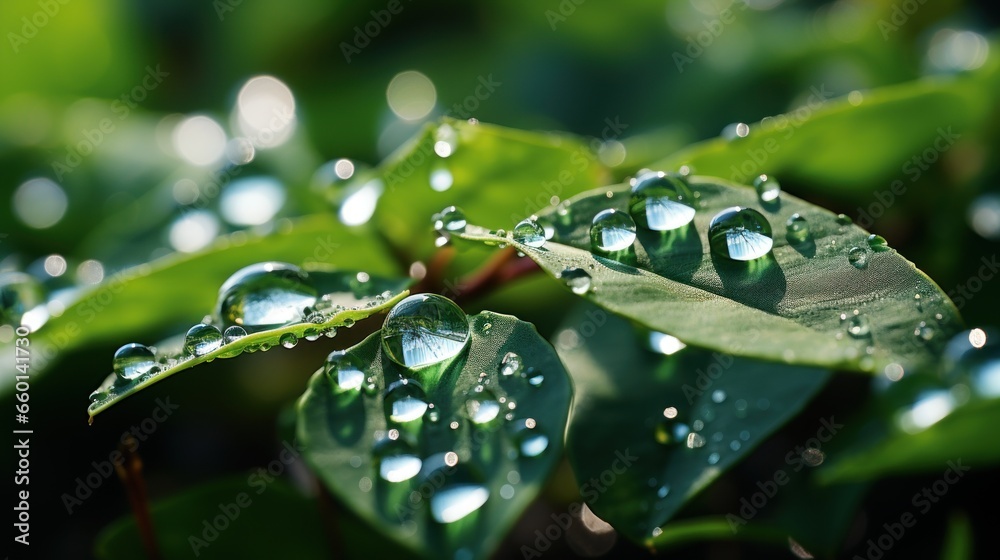 water drops on a leaf water drops on a leaf