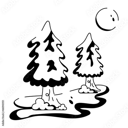 Forest Trees  
