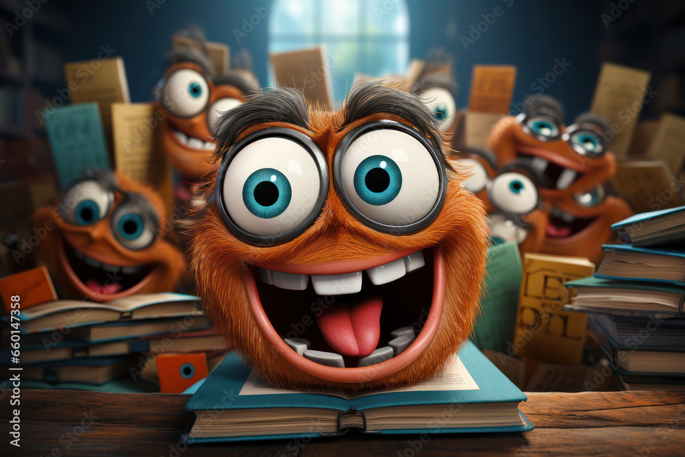 A humorous book cover featuring witty wordplay, enticing readers with humor. Concept of humor in literature. Generative Ai. A humorous book cover featuring witty wordplay, enticing readers with humor. Concept of humor in literature. Generative Ai.