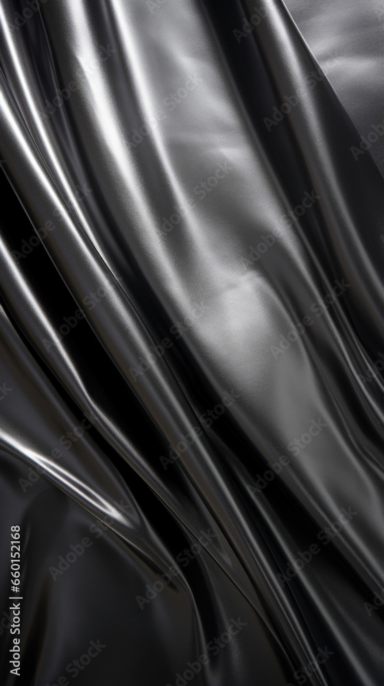 Fototapeta premium Texture of lead A smooth and polished surface, with a glossy finish. The color is a dark and rich grey, reminiscent of molten metal.