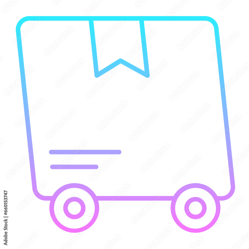Fast Shipment Gradient Icon Fast Shipment Gradient Icon