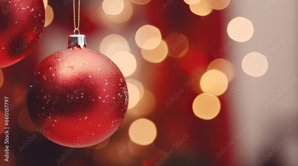 Christmas tree with lights and ornaments, close-up. Christmas tree with lights and ornaments, close-up.