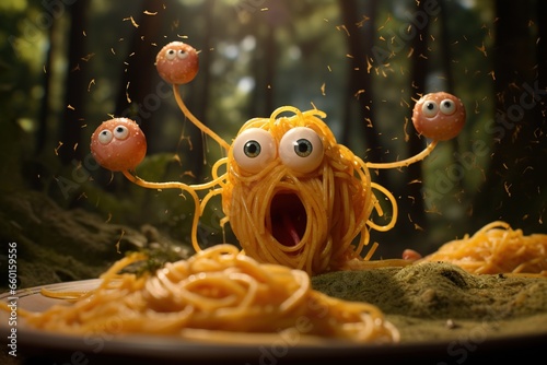 Funny Spaghetti Monster.
