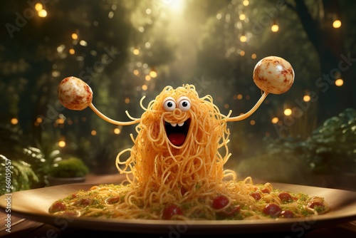 Funny Spaghetti Monster.