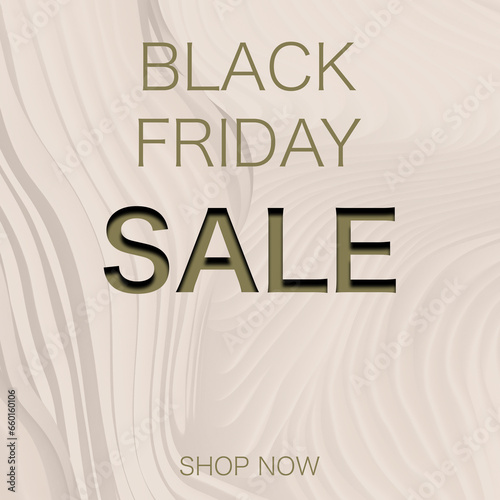 Black Friday Sale banner. Gold letters on the pink background. 
